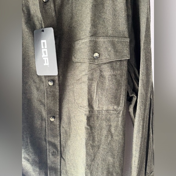 NWT CQR button down shirt 2X Hunter green long sleeve - Picture 6 of 9